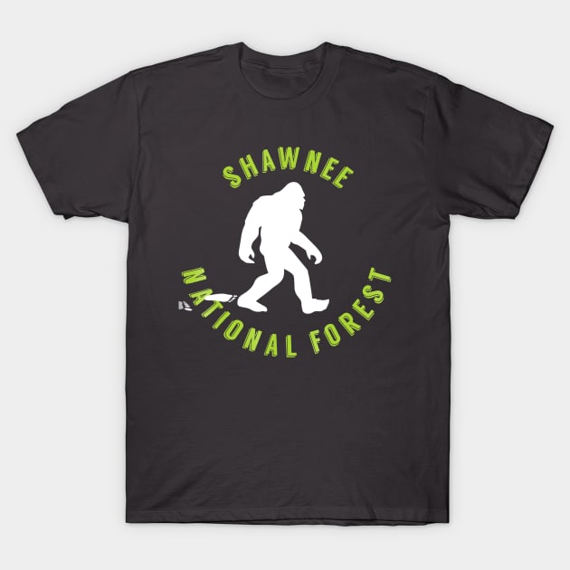 Shawnee National Forest Squatch T-Shirt by The Convergence Enigma